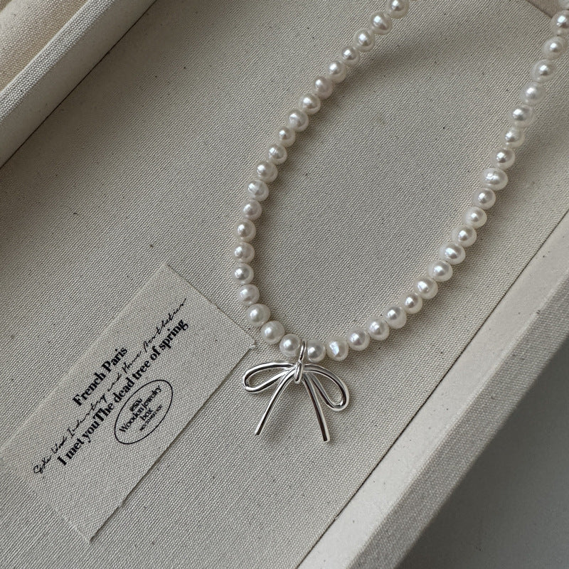 "Bow Elegance" 925 Sterling Silver Jewelry Set - Image 4