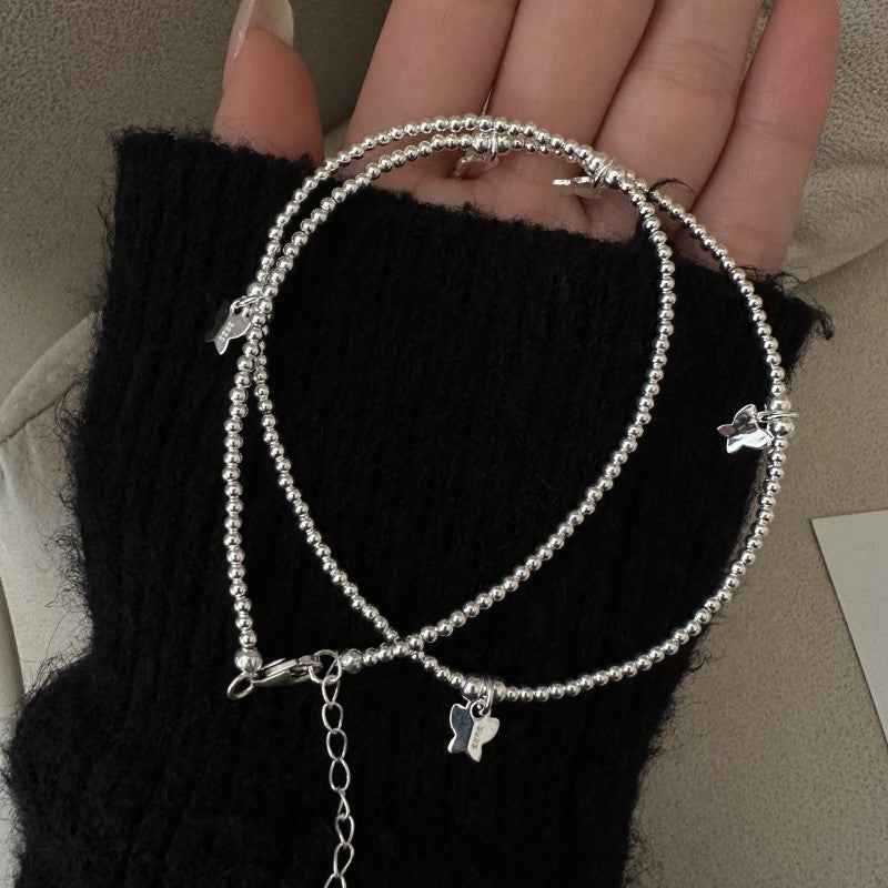 “Butterfly Muse” 925 Sterling Silver Butterfly Necklace & Bracelet Set - Image 5