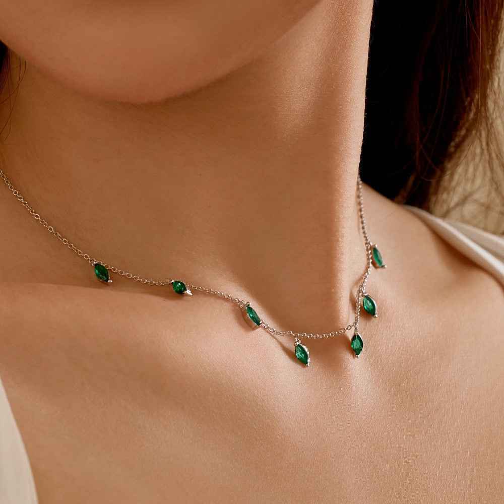 “Celestial Glow” – S925 Sterling Silver Marquise CZ Pendant Necklace - Image 6