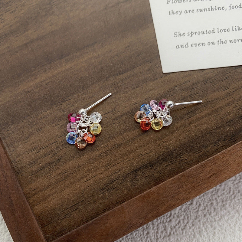 "Dopamine Sparkle" 925 Sterling Silver Earrings - Image 4
