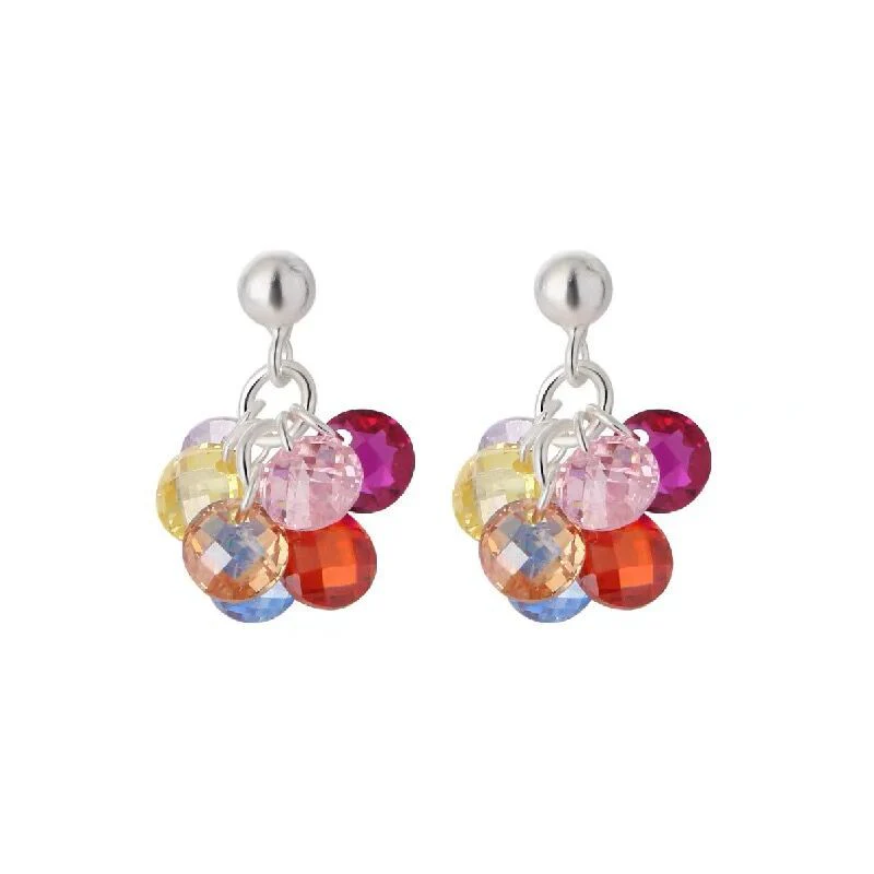 "Dopamine Sparkle" 925 Sterling Silver Earrings - Image 6