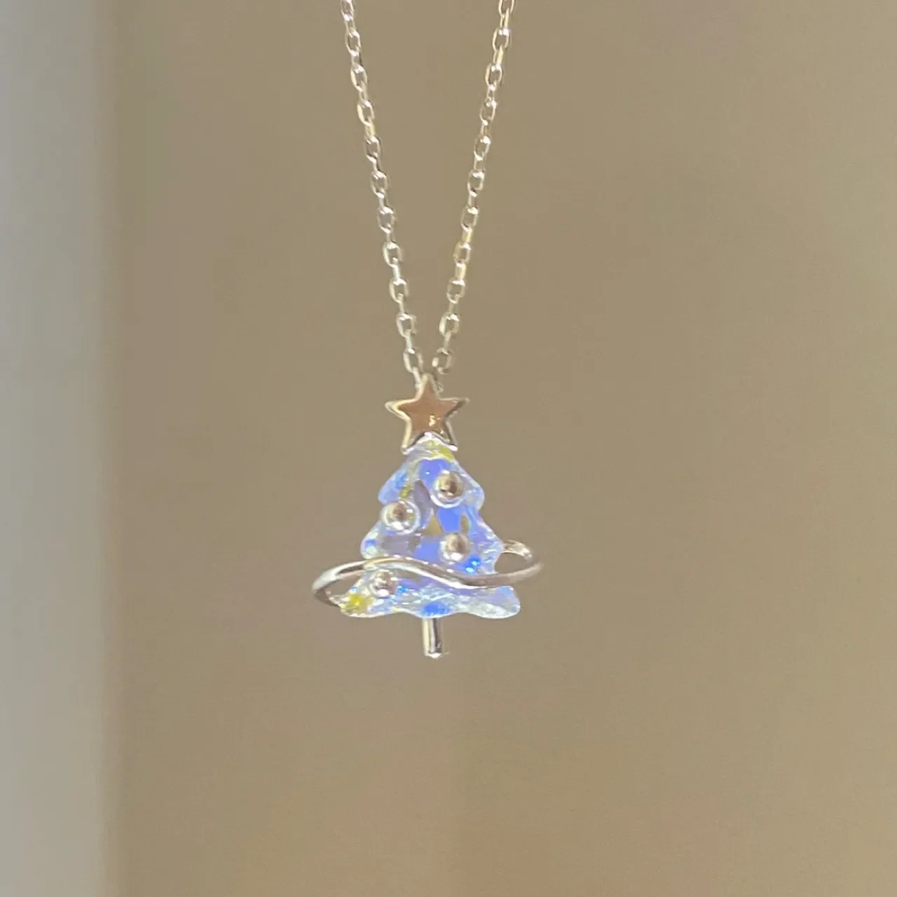 "Dreamy Christmas" 925 Sterling Silver Necklace - Image 4