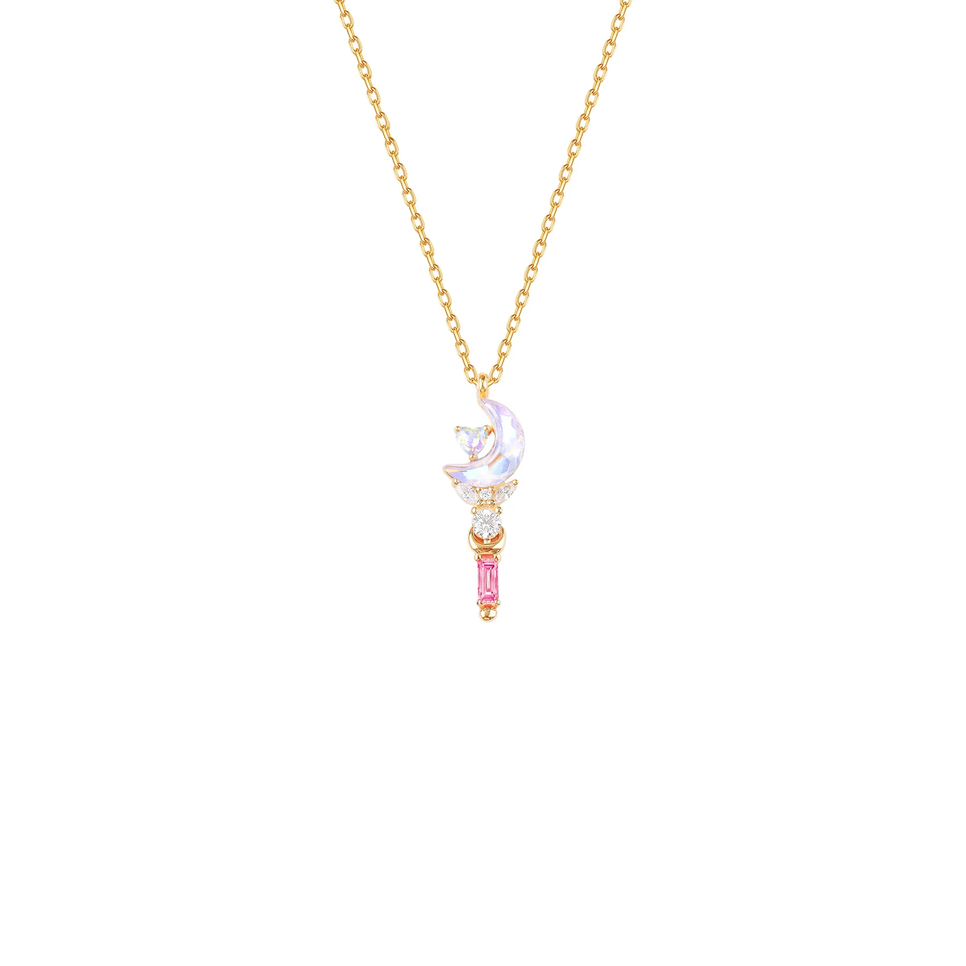 "Fairy Wand" 925 Sterling Silver Magical Pendant Necklace - Image 5