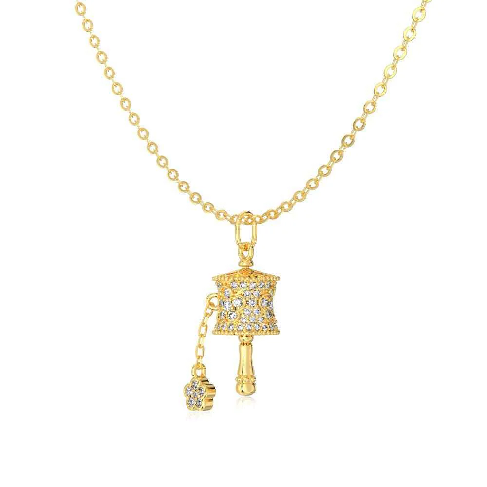 “Fortune Orbit” S925 Sterling Silver Rotating Wheel Zircon Necklace - Image 3