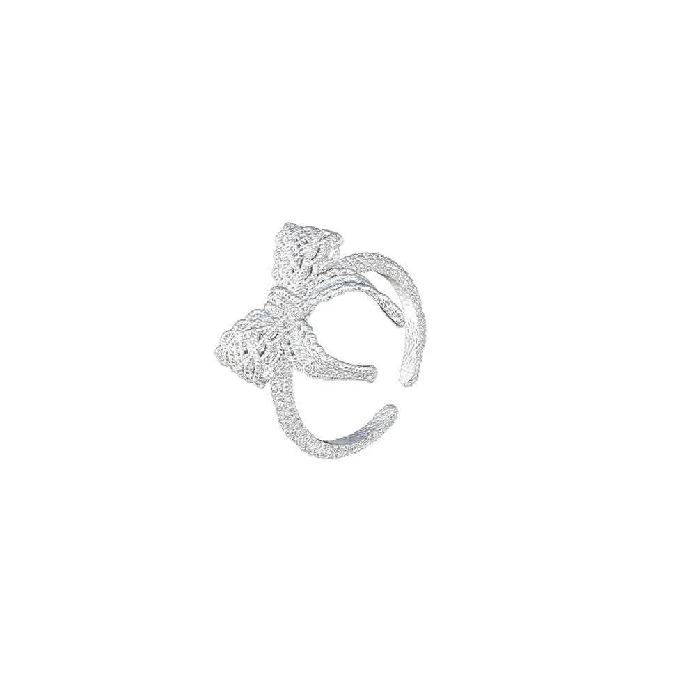 “French Bow” 925 Sterling Silver Jewelry Set — Original Design - Image 5