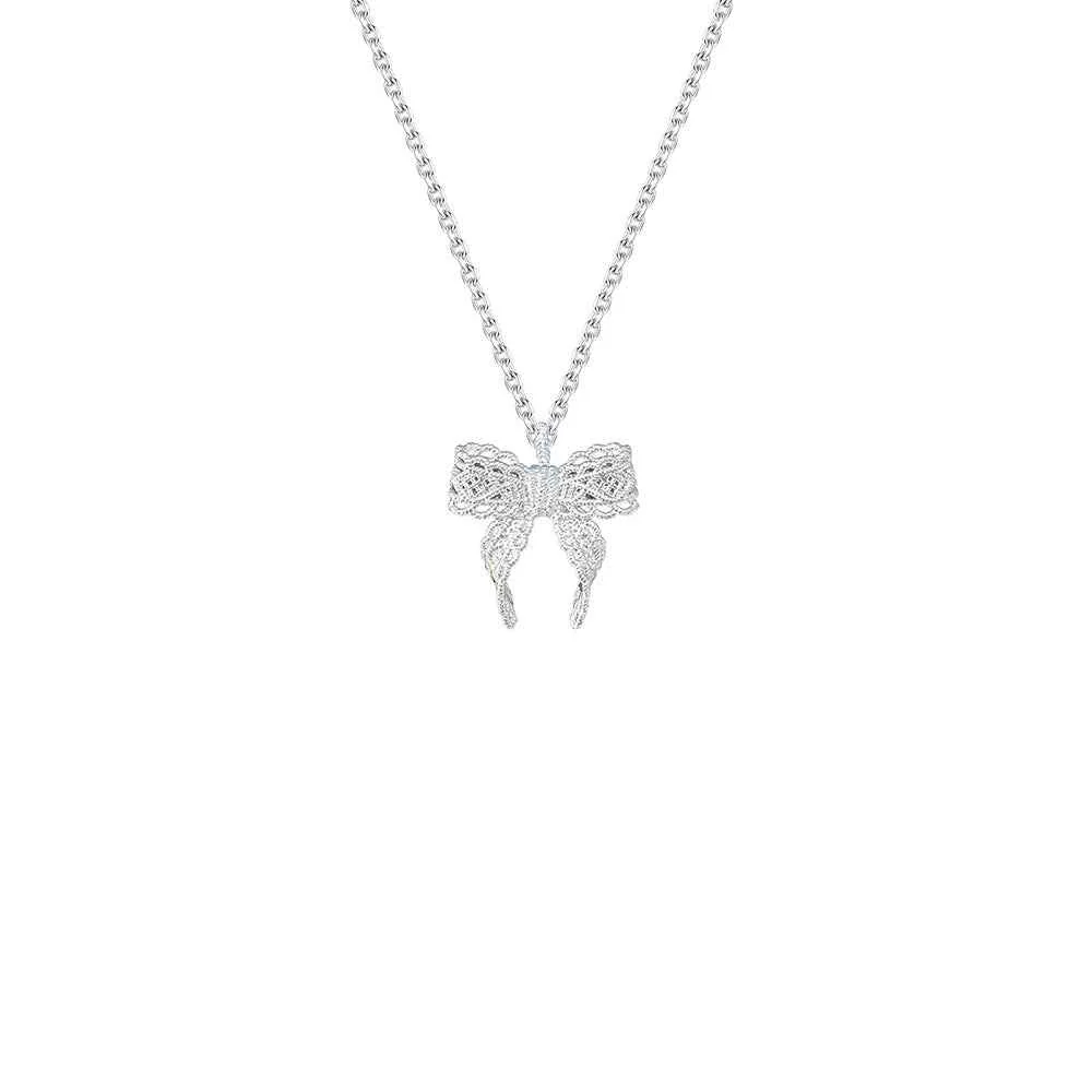 “French Bow” 925 Sterling Silver Jewelry Set — Original Design - Image 6