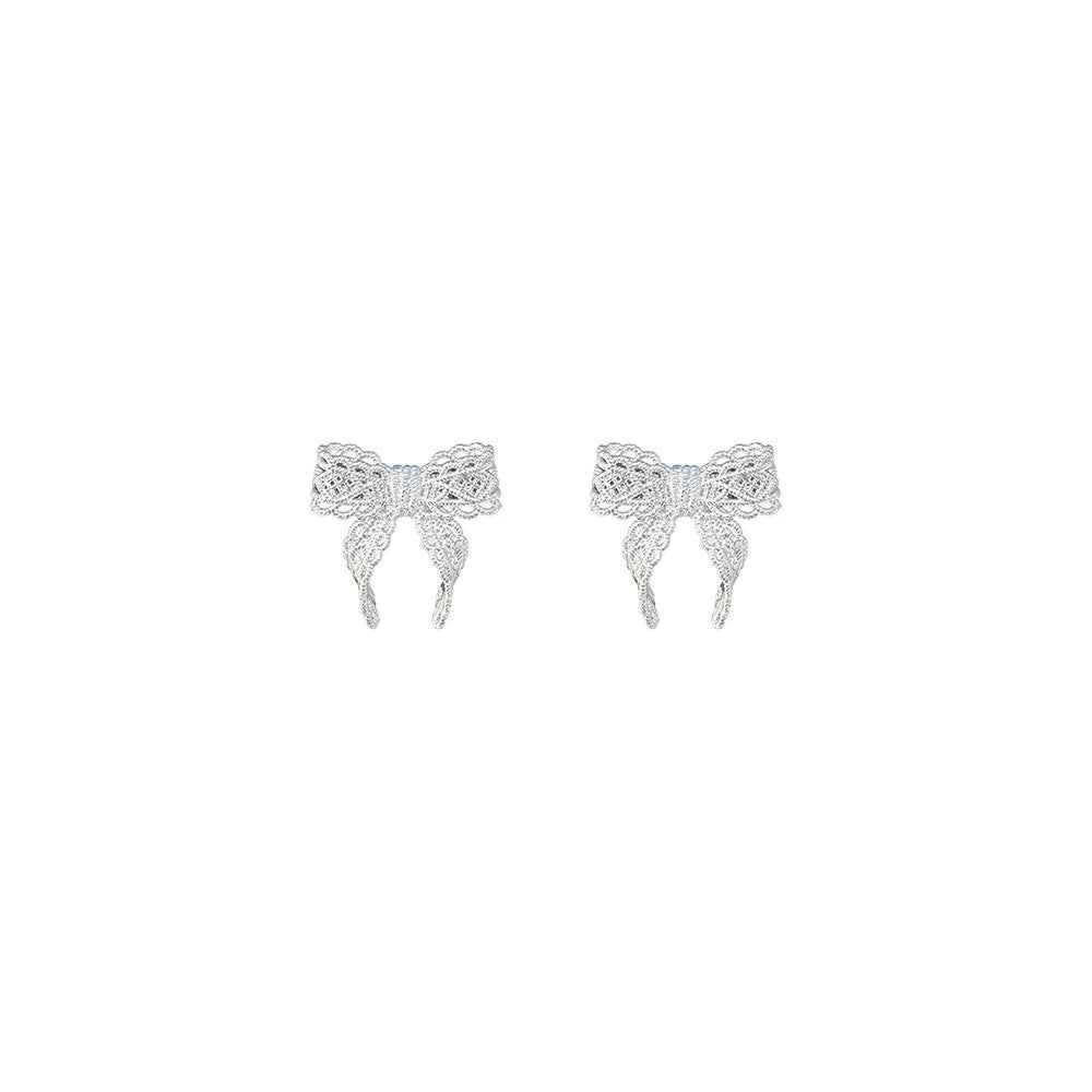 “French Bow” 925 Sterling Silver Jewelry Set — Original Design - Image 7