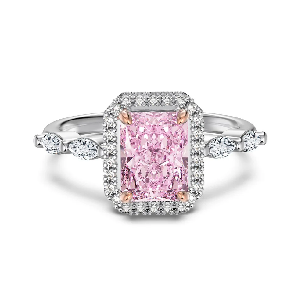 "Frost Cube" S925 Sterling Silver Ring