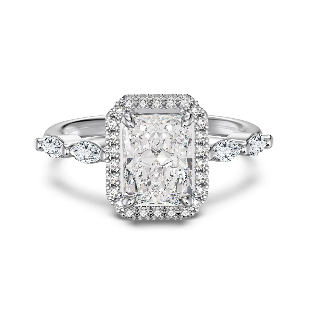 "Frost Cube" S925 Sterling Silver Ring - Image 4