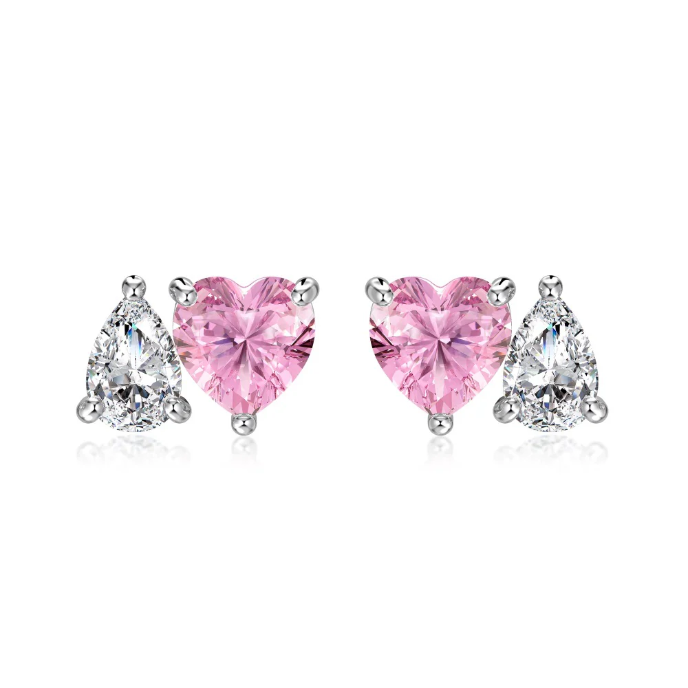 "Heart & Tear" S925 Sterling Silver Necklace and Earring Set - Image 5
