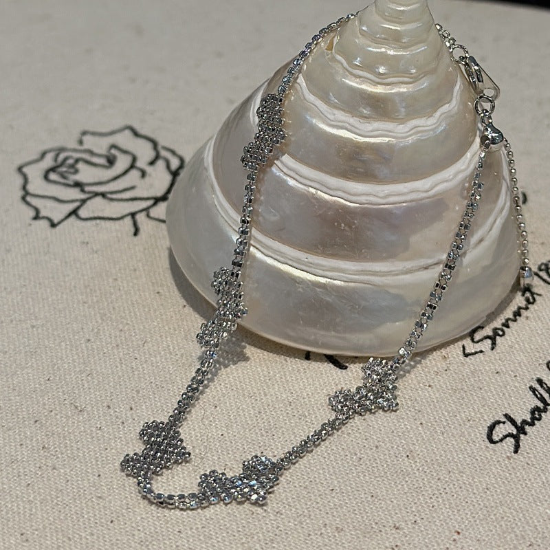 "Heartlink" S925 Sterling Silver Retro Heart Chain Necklace and Bracelet Set - Image 8