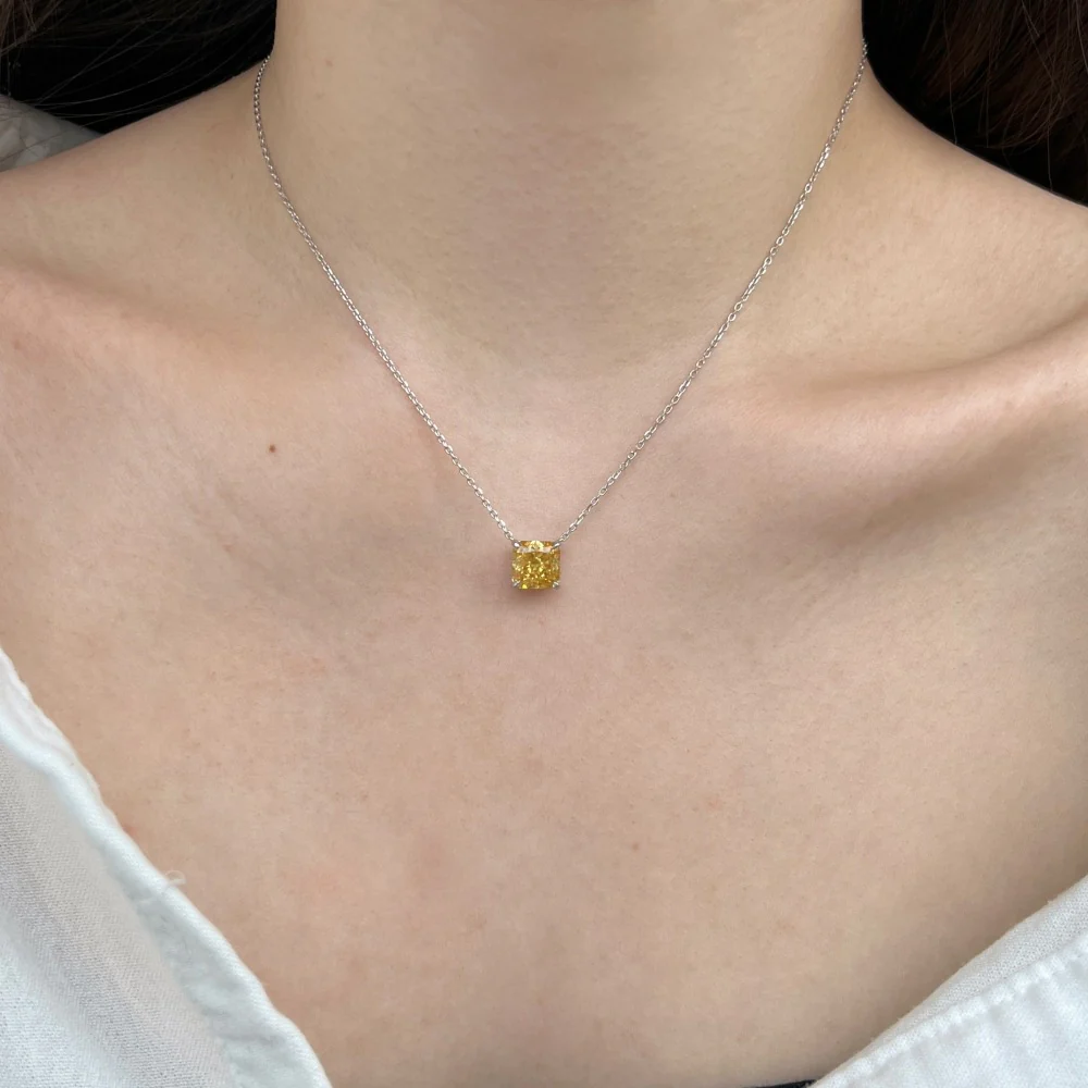 Ice Blossom β Premium S925 Silver Necklace with 8A CZ - Image 4