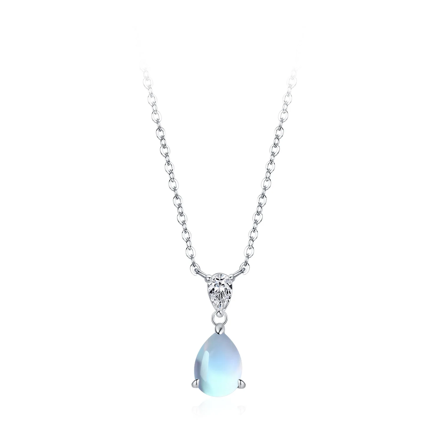“Luna Drop” 925 Sterling Silver Moonstone Jewelry Set - Image 2