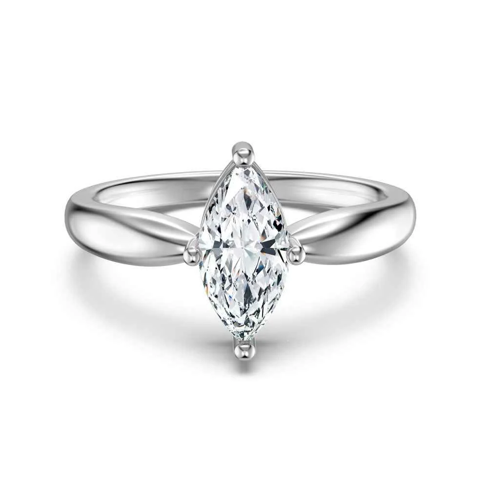 "Marquise Glow" 925 Sterling Silver Stacking Rings - Image 6