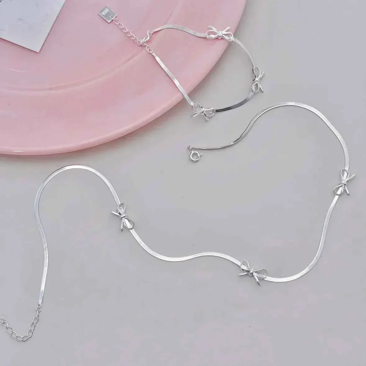 "Mini Butterfly" 925 Sterling Silver Snake-Chain Bracelet – Delicate & Graceful - Image 3