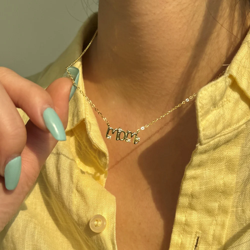 “MOM” S925 Sterling Silver Necklace - Image 3
