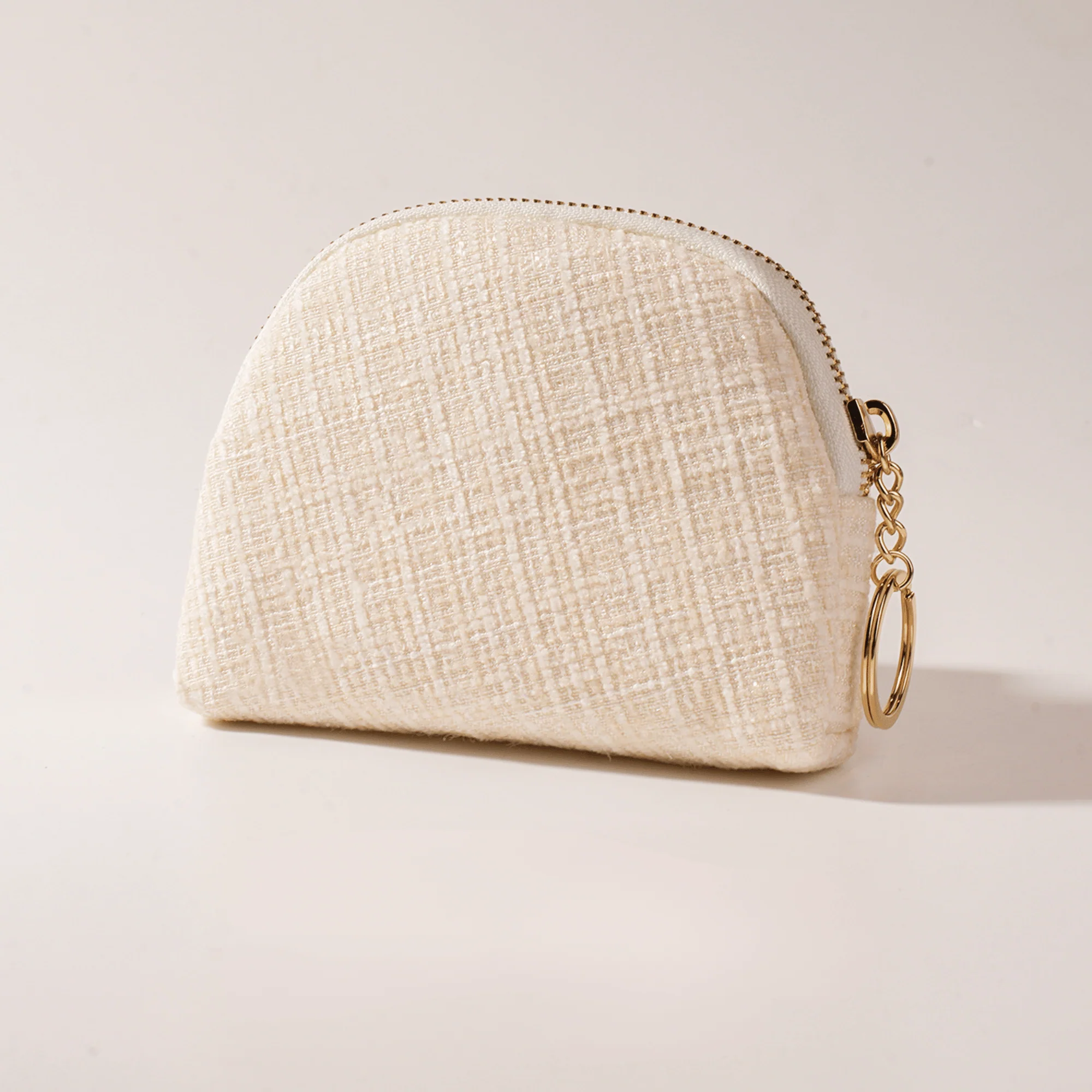 Monet Tweed Jewelry Pouch – Travel Zipper Case - Image 5