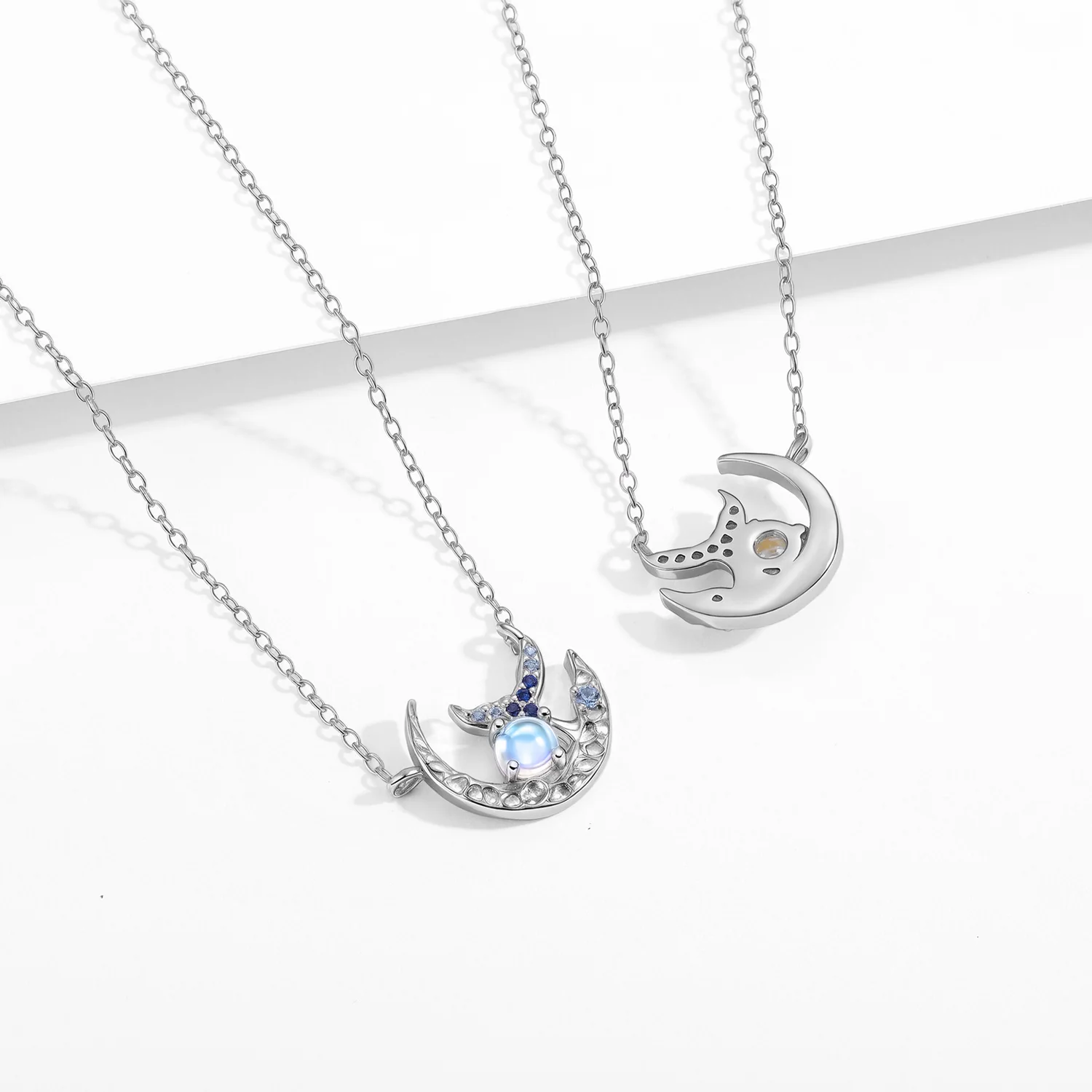 “Moonlit Mermaid” S925 Sterling Silver Necklace - Image 3