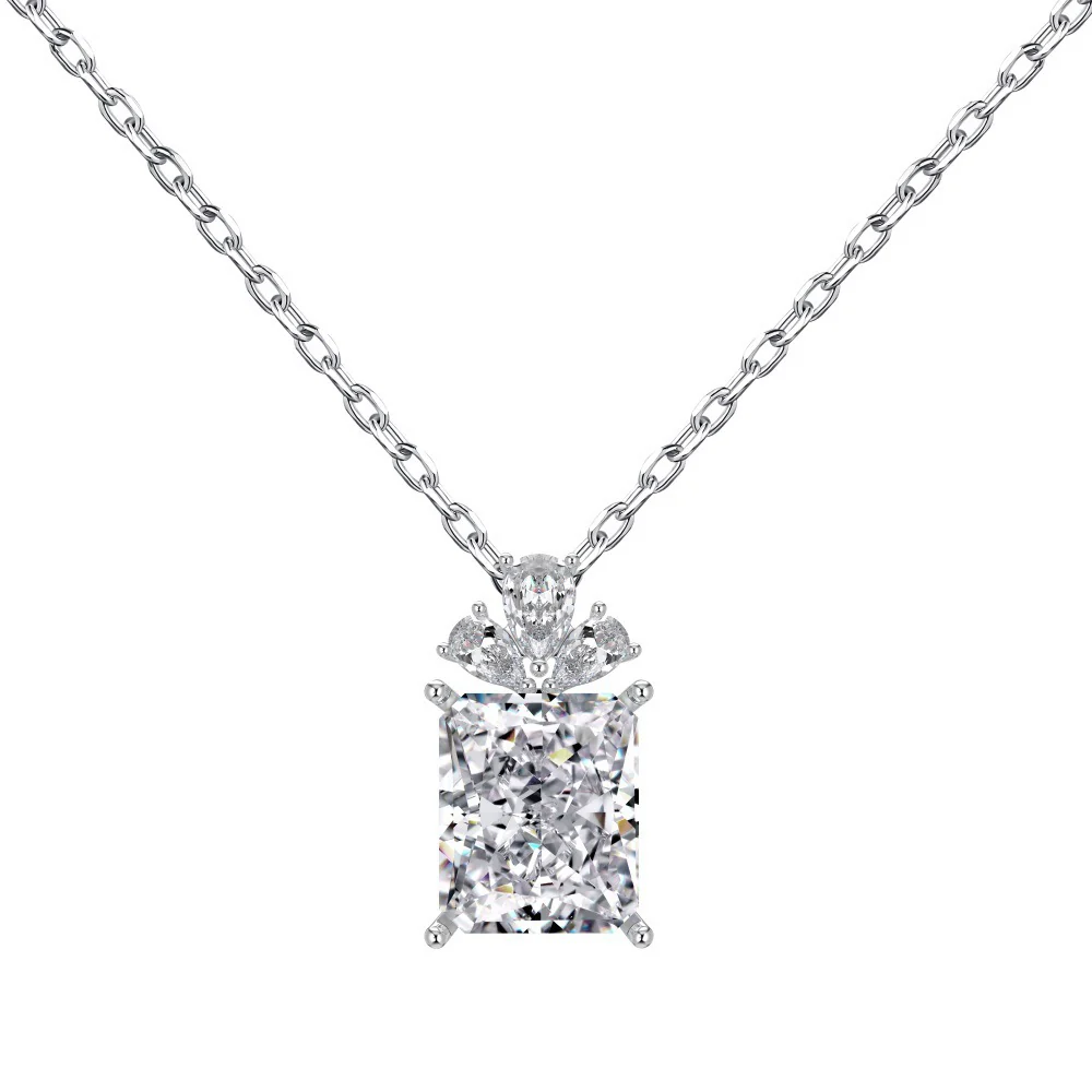 Morning Dew Collection – S925 Silver Perfume Bottle Necklaces with 8A CZ - Image 6