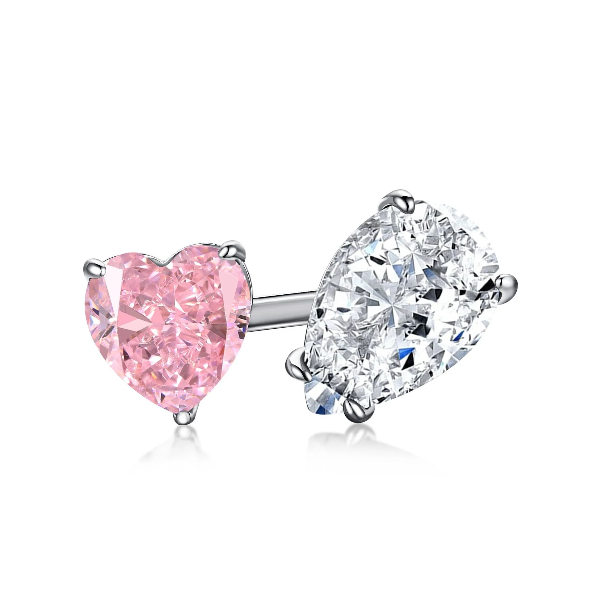 Morning Glow Collection – 11 Exquisite S925 Silver Rings with Pink CZ - Image 13