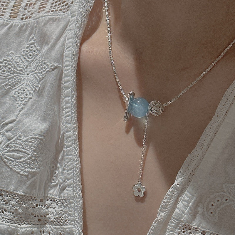 "Ocean Bloom" S925 Sterling Silver Necklace - Image 3