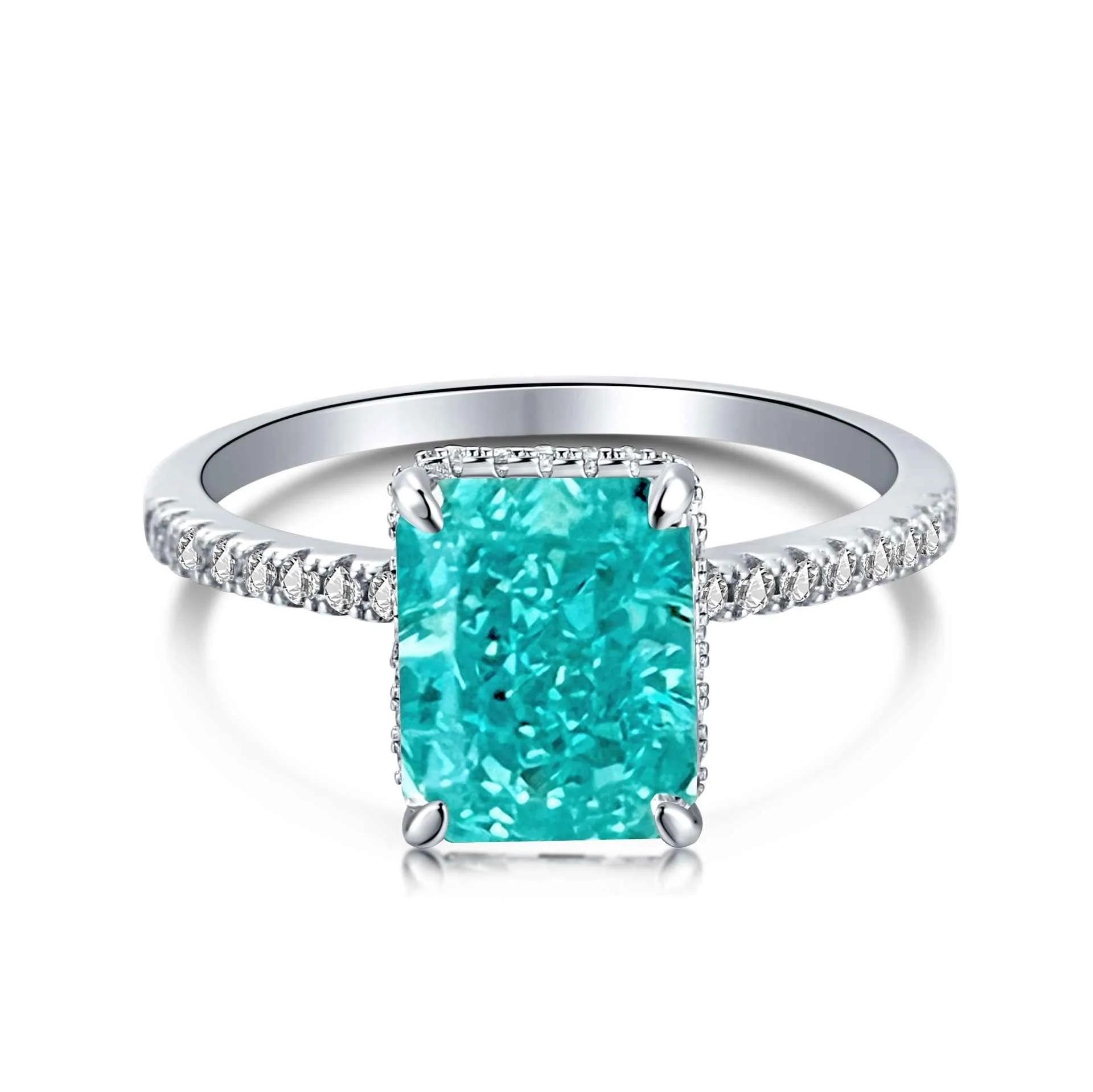 “Prism Royale” 925 Sterling Silver Sparkling Color Gemstone Ring - Image 11