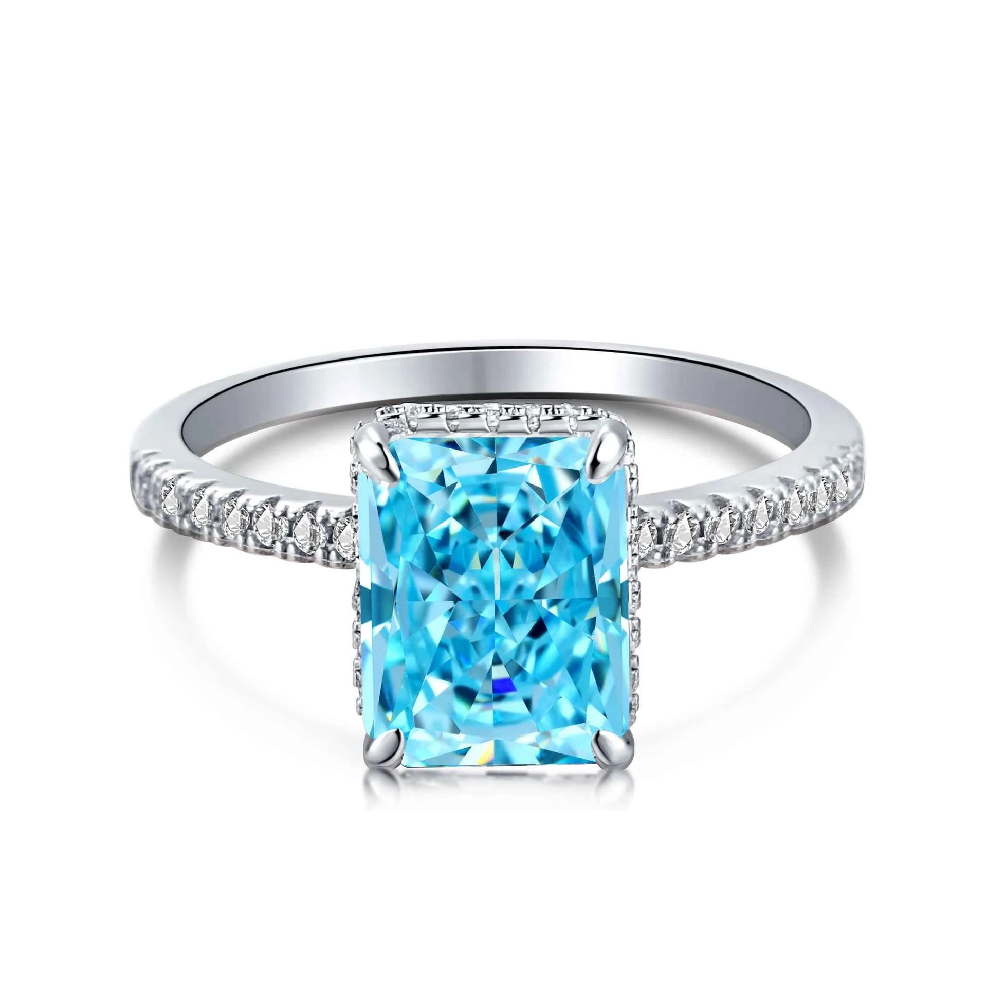 “Prism Royale” 925 Sterling Silver Sparkling Color Gemstone Ring - Image 6