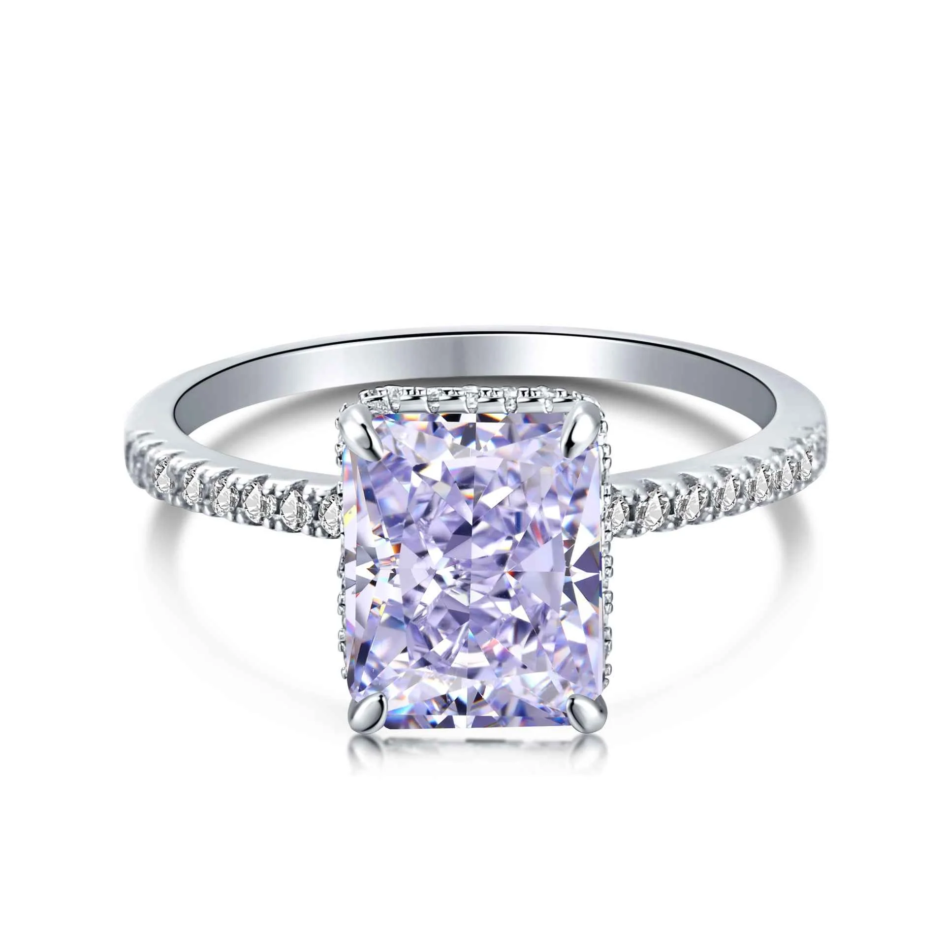 “Prism Royale” 925 Sterling Silver Sparkling Color Gemstone Ring - Image 8