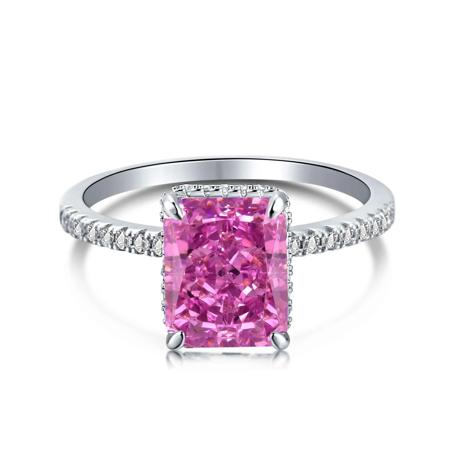 “Prism Royale” 925 Sterling Silver Sparkling Color Gemstone Ring - Image 9