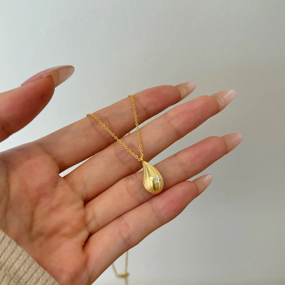 "Pure Drop" S925 Sterling Silver Necklace - Image 6