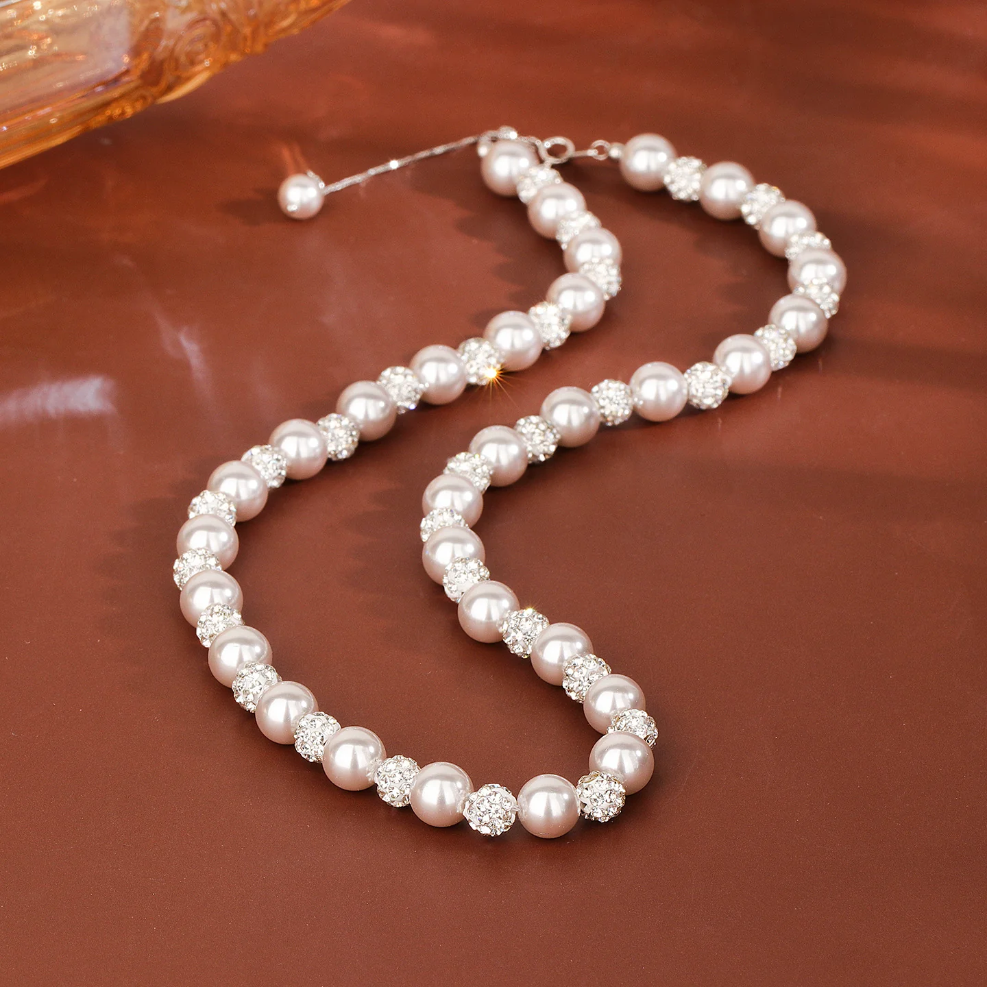 “Roselle Shambhala” S925 Sterling Silver Pearl Jewelry Set (Necklace & Bracelet) - Image 5