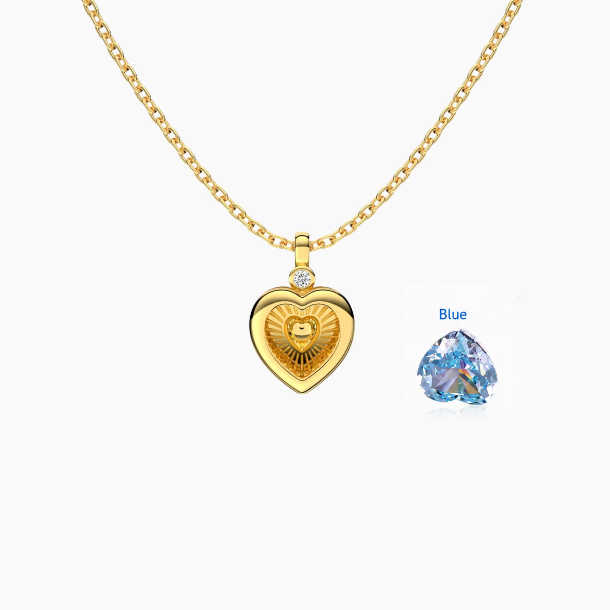 “Secret Heart” S925 Sterling Silver DIY Heart Box Necklace - Image 16