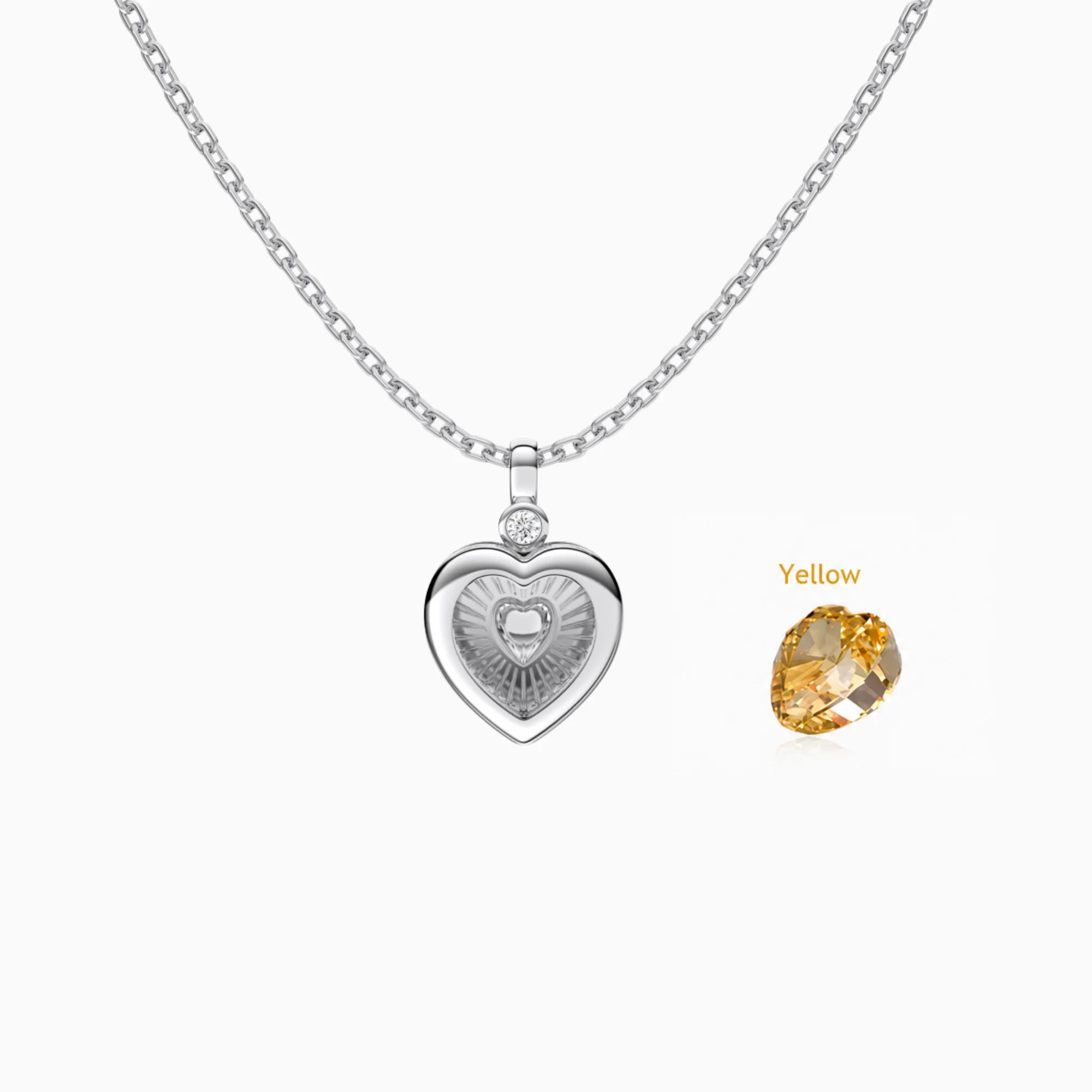 “Secret Heart” S925 Sterling Silver DIY Heart Box Necklace - Image 20