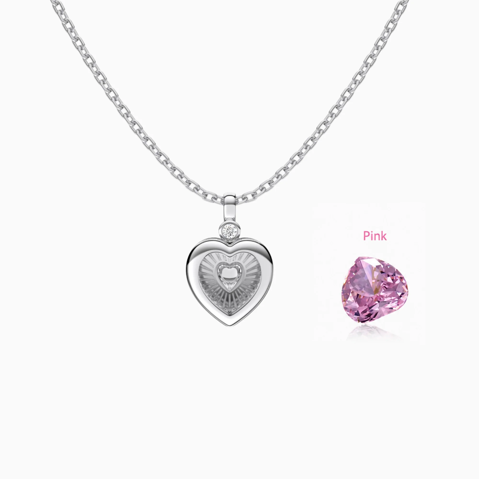 “Secret Heart” S925 Sterling Silver DIY Heart Box Necklace - Image 21