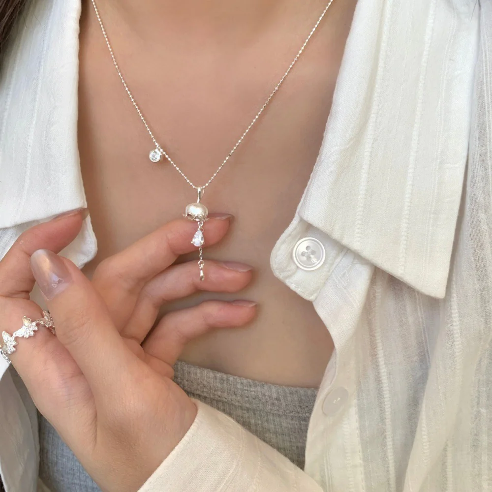 “Silver Lily of the Valley” S925 Sterling Silver Jewelry Set - Image 5
