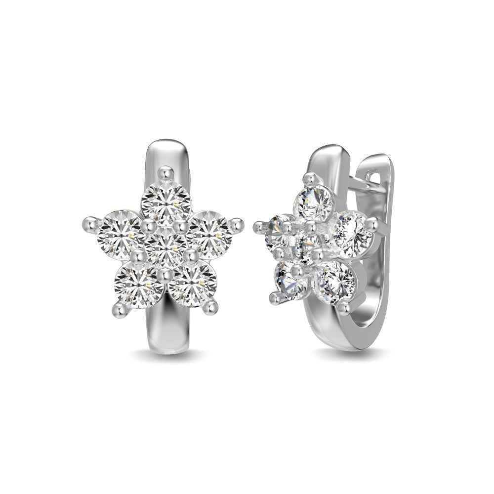 “Snowfall Radiance” S925 Sterling Silver Snowflake Jewelry Set - Image 3