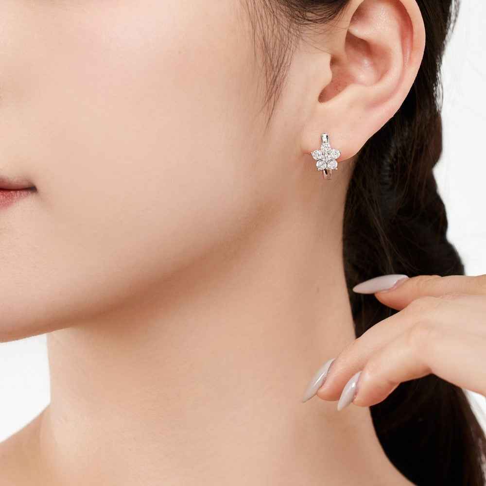 “Snowfall Radiance” S925 Sterling Silver Snowflake Jewelry Set - Image 6