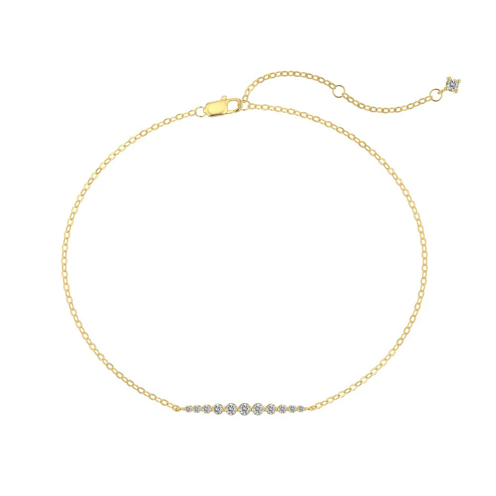 “Starlight Line” S925 Sterling Silver Pavé Bracelet - Image 3