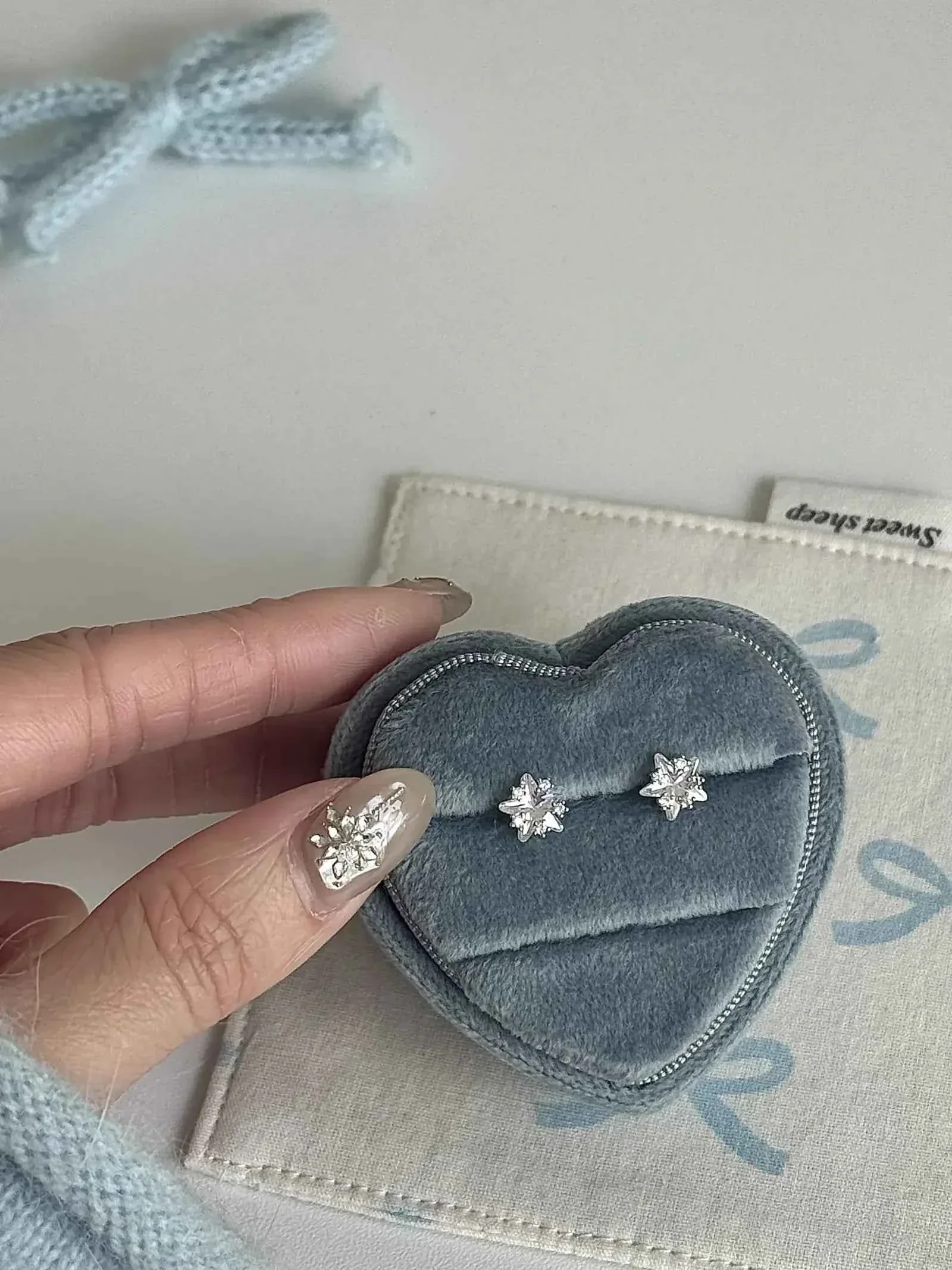 "Starry Sky" Sparkling Star Zircon Stud and Helix Earrings - Delicate, Sweet, and Chic