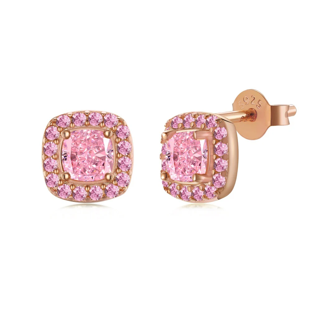 “Sugar Éclat” S925 Sterling Silver 8A Iced Zircon Jewelry Set - Image 9