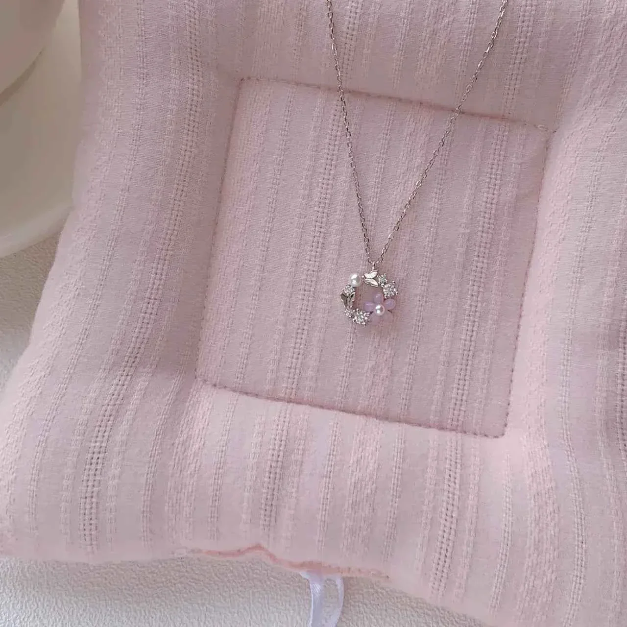"Sugar Frosting Garland" 925 Sterling Silver Necklace - Sweet and Elegant - Image 5