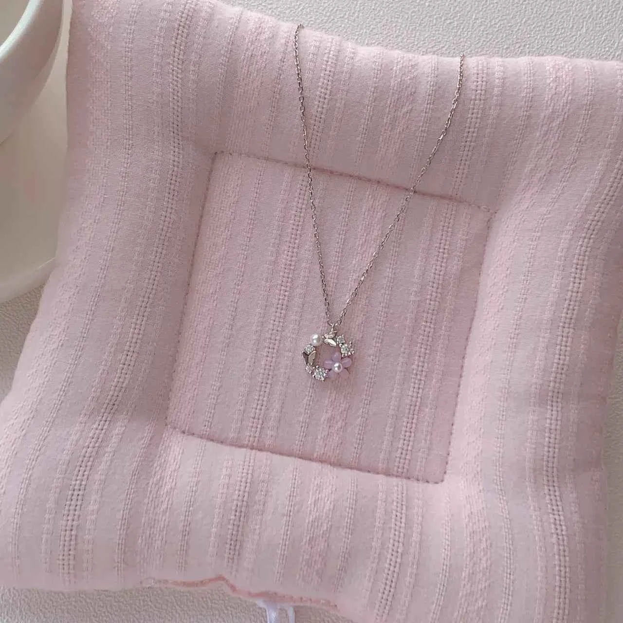 "Sugar Frosting Garland" 925 Sterling Silver Necklace - Sweet and Elegant - Image 6
