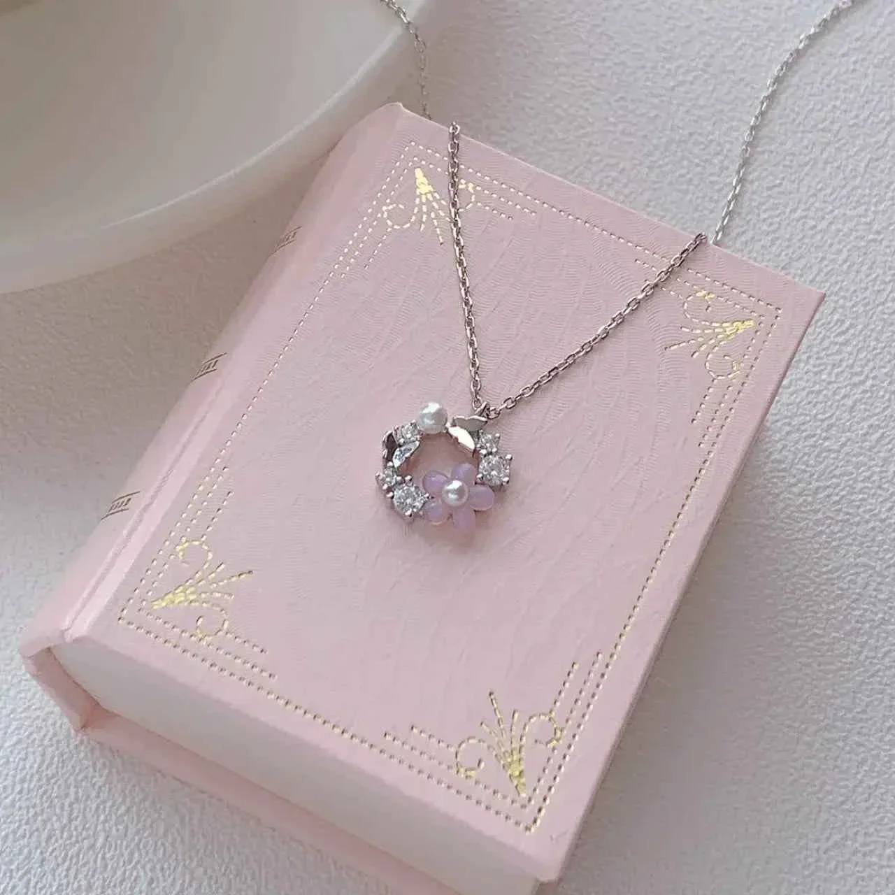 "Sugar Frosting Garland" 925 Sterling Silver Necklace - Sweet and Elegant - Image 7