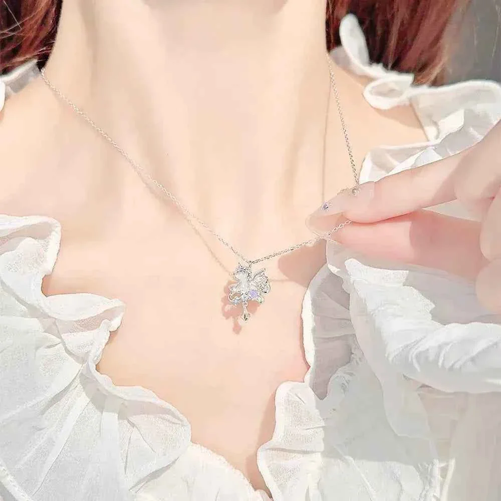 "Unicorn’s Guardian" 925 Sterling Silver Necklace – Magical, Minimalist, Gift-Ready - Image 2