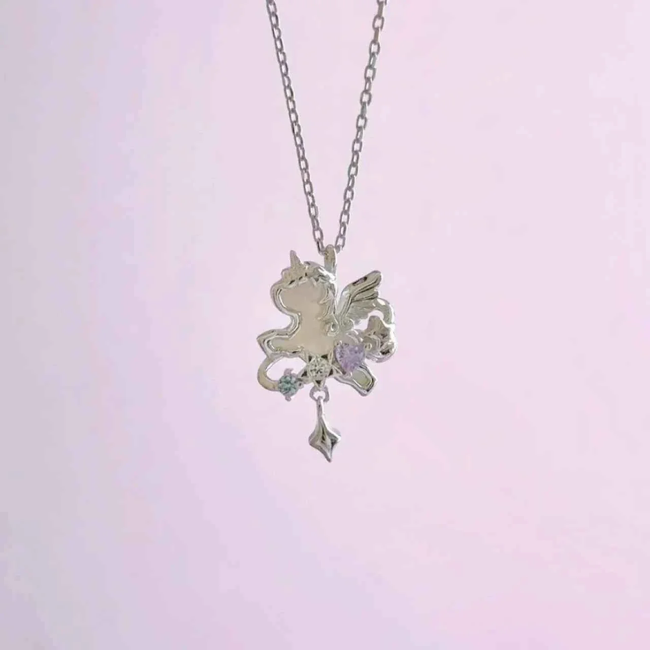 "Unicorn’s Guardian" 925 Sterling Silver Necklace – Magical, Minimalist, Gift-Ready - Image 3