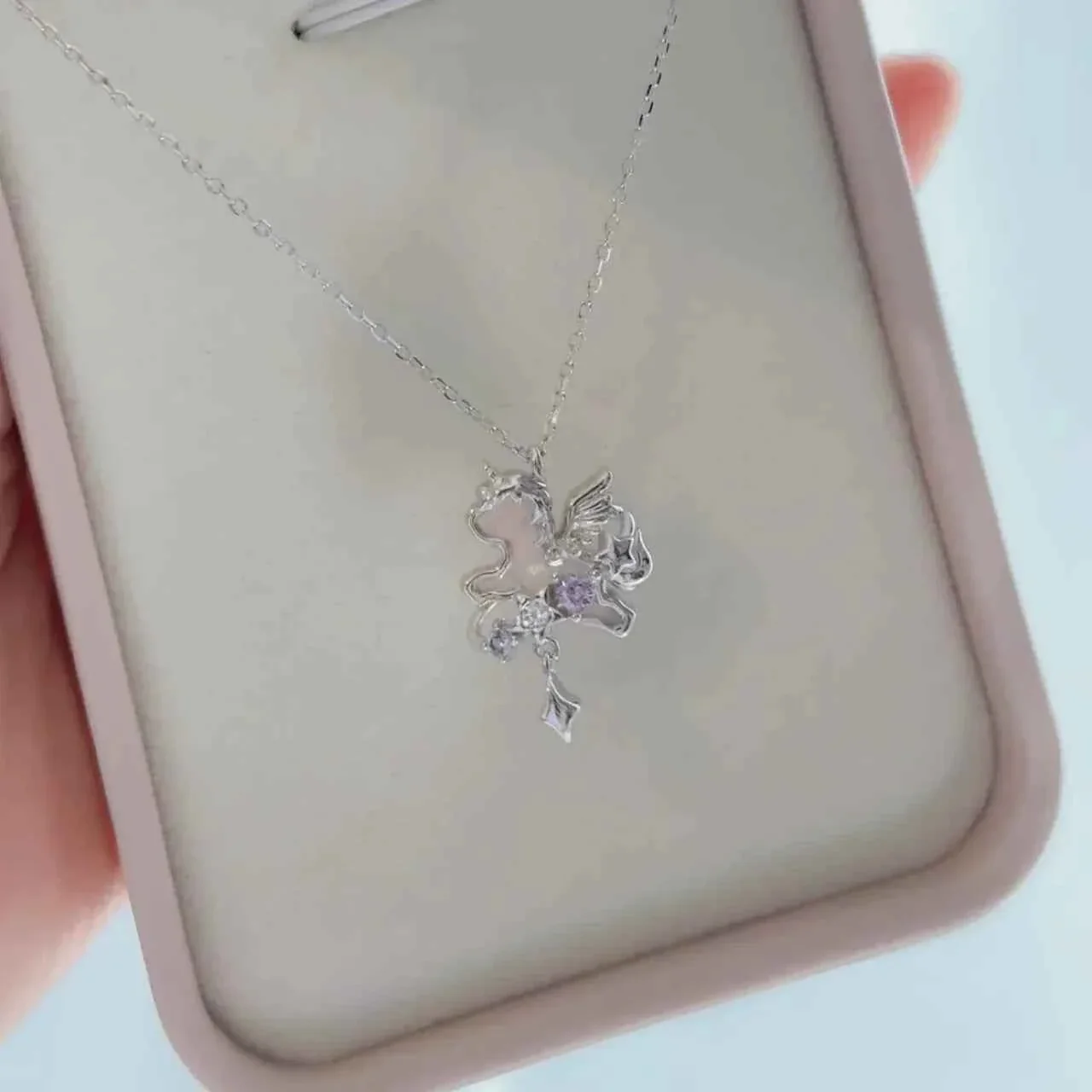 "Unicorn’s Guardian" 925 Sterling Silver Necklace – Magical, Minimalist, Gift-Ready - Image 5